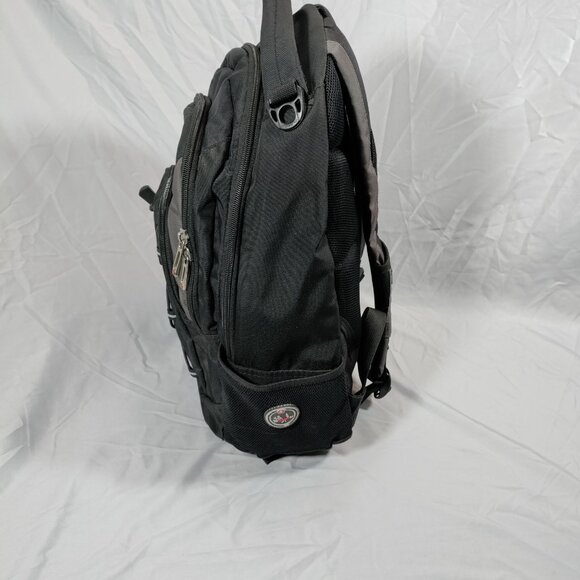 SwissGear Backpack Black Airflow 17in Bag (1186) Hiking Travel School - Picture 4 of 14